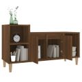 vidaXL TV skrinka hnedý dub 100x35x55 cm spracované drevo