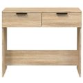vidaXL Konzolový stolík dub sonoma 90x36x75 cm spracované drevo