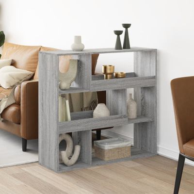 vidaXL Deliaca stena sivá sonoma 100x33x94,5 cm kompozitné drevo