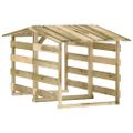 vidaXL Pergola so strechami 2 ks 100x90x100 cm impregnované borovicové drevo