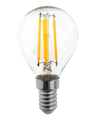 Dekoračná LED žiarovka FILAMENT Trixline 5W 600lm G45 E14 teplá biela