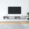 vidaXL TV skrinky 2 ks Grey Sonoma 100x31x25,5 cm Engineered Wood