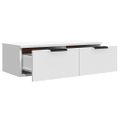 vidaXL Nástenné skrinky 2 ks biele 68x30x20 cm spracované drevo