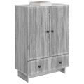 vidaXL Servírovacia skriňa Sivá Sonoma 66 x 34,5 x 95 cm