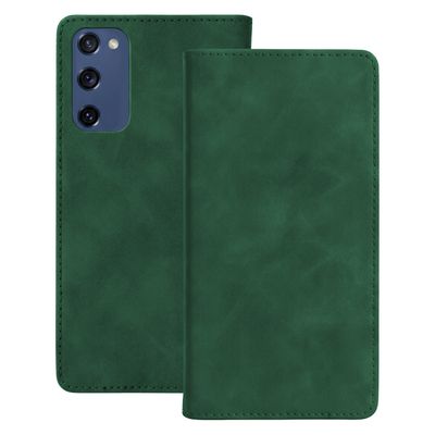 Puzdro Smart Suede pre Samsung Galaxy S20 FE / S20 Lite / S20 FE 5G zelená