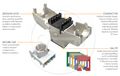 Samorezný keystone Solarix CAT6 STP SXKJ-6-STP-RAL-SA, RAL FIT moduly, GROUND LOCK