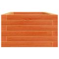 vidaXL Záhradný kvetináč voskovohnedý 90x40x23 cm masívna borovica