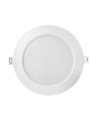 Q-103P LED panel 12W 1200lm 4000K biely - kruhový vstavaný Qtec