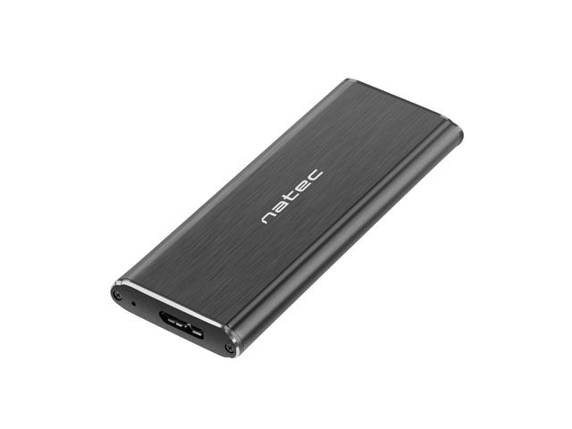 Externý box pre SSD Natec RHINO M.2 NVME LITE USB-C 3.1 GEN2, hliníkové telo