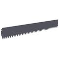 vidaXL Obrubník trávnika 20 ks 103 x 15 cm Oceľ Antracitová