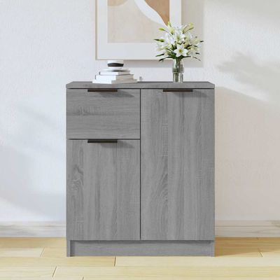 vidaXL Komoda sivý dub sonoma 60x30x70 cm spracované drevo