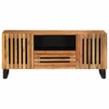 vidaXL TV skrinka 100x34x46 cm, akáciový masív