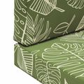 vidaXL Vankúš na vonkajšiu pohovku Polyester Design s listami