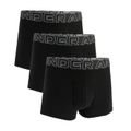Pánske boxerky Perf Cotton 3in 3Pack Black - Under Armour, veľkosť M, veľkosť oblečenia M