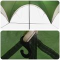 vidaXL Párty stan Zelená 500 x 500 x 350 cm Polyester a oceľ