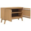 vidaXL Komoda OLDEN, hnedá 114x43x73,5 cm, borovicový masív