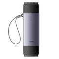 Čítačka pamäťových kariet SD/TF série Baseus Lite, USB + USB-C (sivá)
