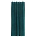 vidaXL Zatemňovacie závesy 2 ks Tmavozelená 140 x 260 cm Zamat