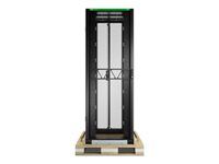 APC NetShelter SX Gen 2 - Rozvádzač stojanový skriňový - 600 W x 1070 D mm, 2500 lbs, shock packaging - podlahové prevedenie - čierna - 42U - 19" - kompatibilný s TAA