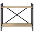 vidaXL Regál na knihy 60 x 30 x 50 cm Kompozitné drevo Sonoma dub