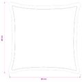 vidaXL Poťah na podložku 12 pcs HOUTEN Čierna 45 x 45 cm Flanel