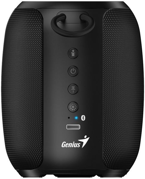 GENIUS reproduktor SP-915BT Black/ Bluetooth 5.3/ 5W/ mikrofón/ Copilot AI komunikácia/ USB-C nabíjanie/ čierne Reproduktor, bezdrôtový, Bluetooth, 5W, LED podsvietenie, USB-C, výdrž batérie 6 hodín, mikrofón, podpora Microsoft Copilot, čierny