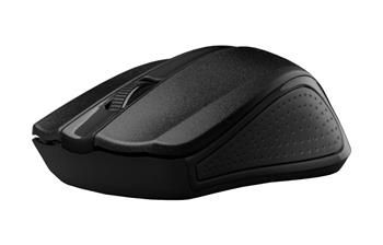 C-TECH myš WLM-01, čierna, bezdrôtová, USB nano prijímač