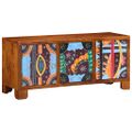 vidaXL Lavička na topánky s úložiskom Medová hnedá 100 x 35 x 45 cm