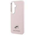 Puzdro Karl Lagerfeld Saffiano KC Metal Logo MagSafe pre Samsung Galaxy S26 ružové