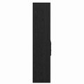 vidaXL Highboard Čierny dub 40 x 42,5 x 185 cm Kompozitné drevo