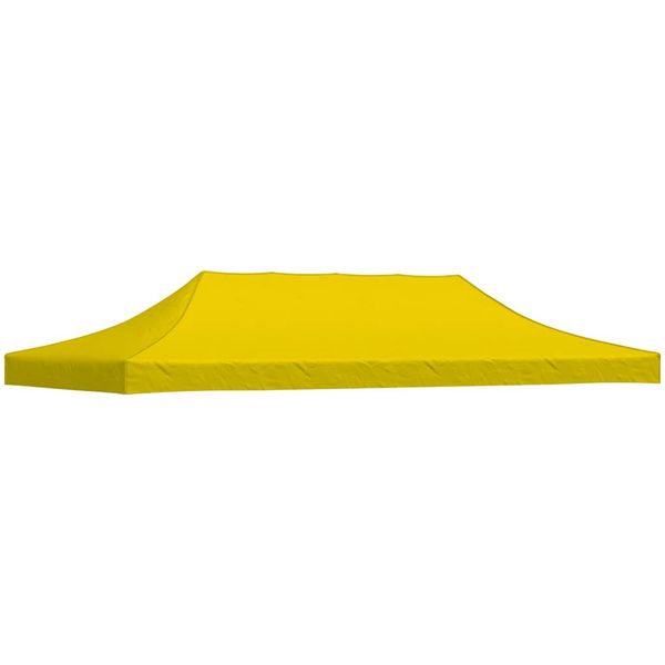 vidaXL Strecha na párty stan 6x3 m, žltá 270 g/m²