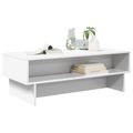 vidaXL Konferenčný stolík Biela 100 x 46 x 35 cm Kompozitné drevo