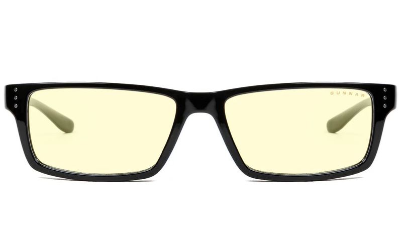 GUNNAR kancelárske/hermé okuliare RIOT ONYX jantárové sklá BLF 65 GUNNAR focus