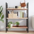 vidaXL Nástenná polica 100x60x(2-4) cm neošetrený dubový masív