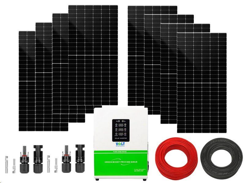 Sada na solárny ohrev vody VOLT 5000 SINUS GREEN BOOST 3640Wp 8x PV TRINA Solar