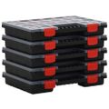 vidaXL Boxy na triedenie 5 ks 34,5x25x5 cm polypropylén