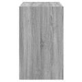 vidaXL Botník sivý dub sonoma 80x42x69 cm spracované drevo