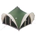 vidaXL Tipi stan so strechou Zelená Pre 6 osôb Polyester a oceľ