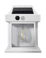 TR-63 LED Solárna nástenná lampa so senzorom pohybu - biela Trixline