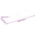 vidaXL Stolová doska svetlohnedá 160x60x(2-6)cm ošetrený masív hrany