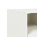 vidaXL TV skrinka biela 68x39x60,5 cm oceľ