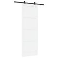 vidaXL Posuvné dvere ORKDAL 83 x 232 cm Borovicový masív Biela