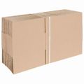 vidaXL Skladací box 50 ks Prírodná 25 x 17,5 x 10 cm Kartón
