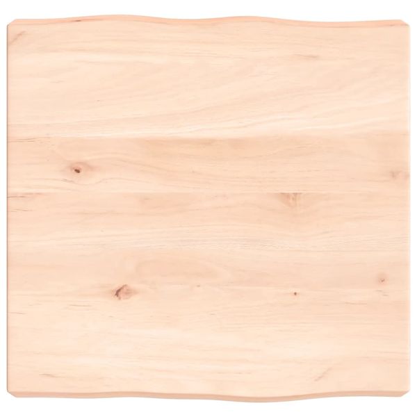 vidaXL Stolová doska 40x40x(2-6) cm neošetrený masív živé hrany