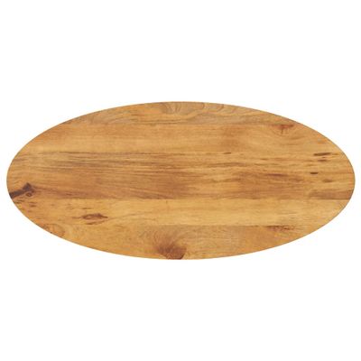 vidaXL Stolová doska 120x50x3,8 cm oválna masívny mangovník