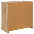vidaXL Komody 2 ks Remeselný dub 70 x 35,5 x 67,5 cm Kompozitné drevo