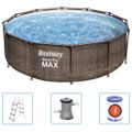 Bestway Steel Pro MAX Bazénová súprava okrúhla Deluxe Series 366x100cm