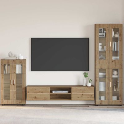 vidaXL Servírovacia skriňa FLORIN Remeselný dub 55,5 x 29 x 100 cm