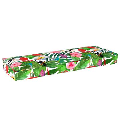 vidaXL Podložka Kvetinový Viacfarebný 120 x 40 x 8 cm Oxfordská látka