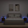 vidaXL TV nástenné skrinky s LED svetlami 2 ks dymový dub 40,5x35x40cm